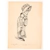 Image 1 : Christmas Card, Hand-Drawn Possibly by Kate Greenaway c1881 [188467]