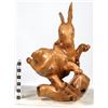 Image 1 : Boxwood Root Sculpture Rabbit [149225]