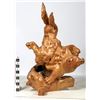 Image 2 : Boxwood Root Sculpture Rabbit [149225]