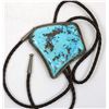 Image 1 : Turquoise & Silver Bolo Tie 1970s [189677]