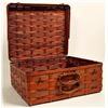 Image 1 : Picnic Basket Vintage Stained Reed [188929]