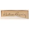 Image 1 : Actress Katina Paxinou Autograph [187027]