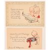 Image 1 : Postcards - Kewpies, Rose O'Neill, c1928 (2) [188475]