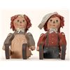 Image 1 : Raggedy Ann and Andy Dolls, Folk Art [189220]