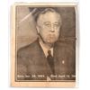 Image 1 : FDR Death NYTimes Newspaper Cover, 1945 [189319]