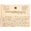 Image 3 : U.S. Military Letter Group, 1869-1944  11 items [188209]
