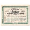 Image 1 : California Mother Lode Mining Stock, 1911 [188680]