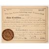 Image 1 : La Veta Mining and Tunneling Stock, 1890, Rare [187981]