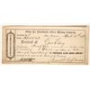 Image 1 : Mexican Silver Mine Stock Receipt, c1863 [188058]