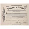 Image 1 : Unilever Limited Stock Certificate, 1961 [188517]