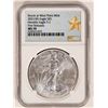 Image 1 : American Eagle Silver Dollar 2021: MS 70 [189601]