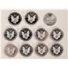 Image 2 : American Eagle Silver Dollars (11) [189614]