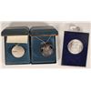 Image 2 : Sterling Silver Space Medals Franklin Mint (3) [189598]