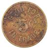 Image 2 : Pioneer Saloon Token & Oregon Trade Tokens by Hemphill [189202]