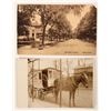 Image 1 : Miami County Troy & Piqua; Street Scenes 2 Postcards [187860]