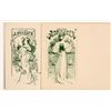 Image 2 : Art Nouveau - Choc Advert Postcards, c1900-10 (2) [188586]