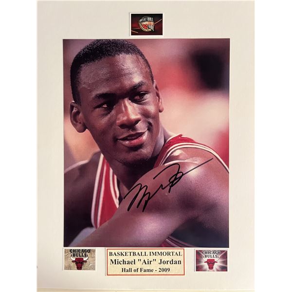 Michael Jordan signed photo