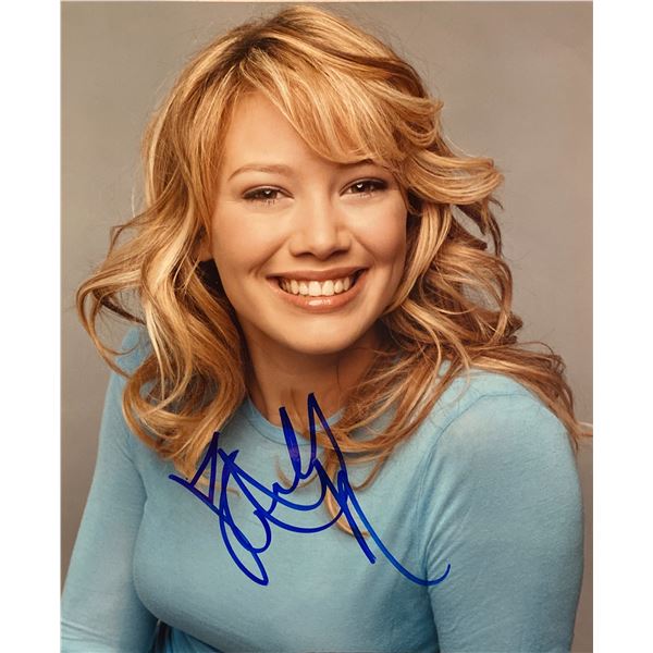 Hilary Duff signed photo