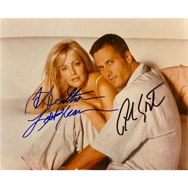Melrose Place Heather Locklear and Rob Estes signed photo