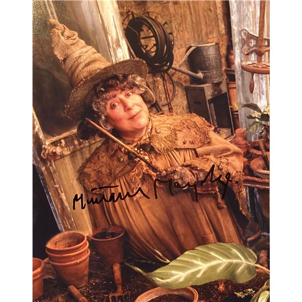 Harry Potter Miriam Margolyes signed movie photo