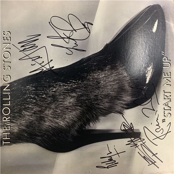 Rolling Stones signed record Start me up