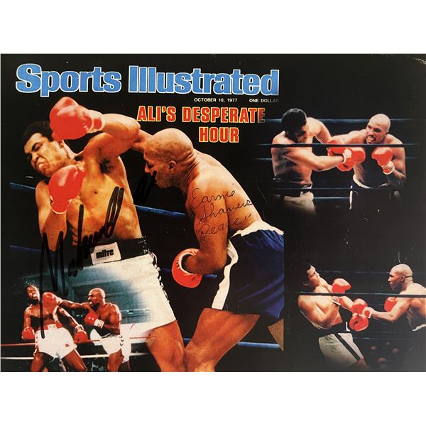 Muhammad / Ali Earnie Shavers signed photo