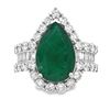 Image 2 : Exceptional Emerald & Diamond Ring