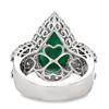 Image 4 : Exceptional Emerald & Diamond Ring