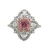 Image 1 : GIA Faint Pink & Colorless Diamond Ring