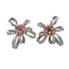 Image 1 : GIA Pink & Colorless Diamond Earrings