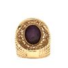Image 4 : Yellow Gold Star Ruby Ring - 11.72 Carats