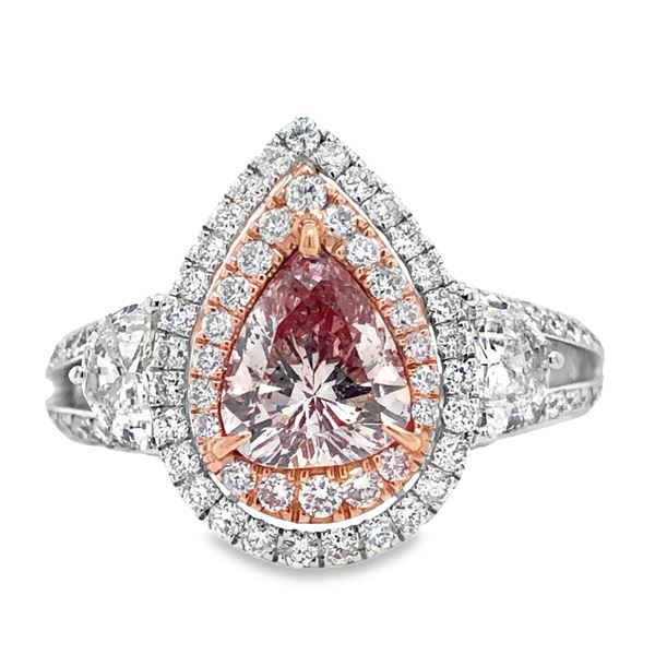 Impressive GIA Natural Fancy Pink Diamond Ring