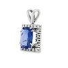 Image 2 : Sapphire & Diamond Pendant