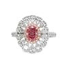 Image 1 : GIA Graded Faint Pink & Colorless Diamond Ring