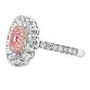 Image 2 : GIA Graded Faint Pink & Colorless Diamond Ring