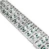 Image 4 : Exceptional Platinum Diamond & Emerald Bracelet