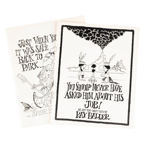 A Pair of Ray Haller Cast Member Comic Books.