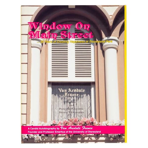 A Signed Window On Main Street Van France Book.