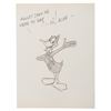 Image 1 : A Daffy Duck Drawing by Animator Hawley Pratt.