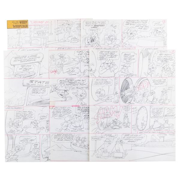 "Crime on My Hands" Comic Art By Jim Carmichael.