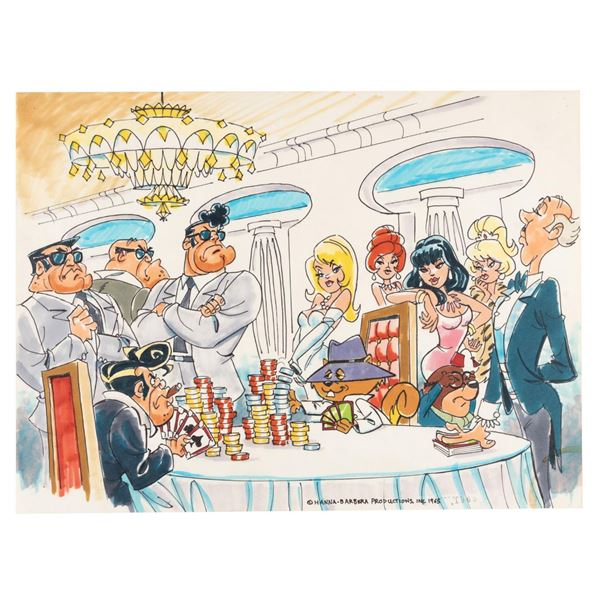 Secret Squirrel Presentation Artwork by Iwao Takamoto.