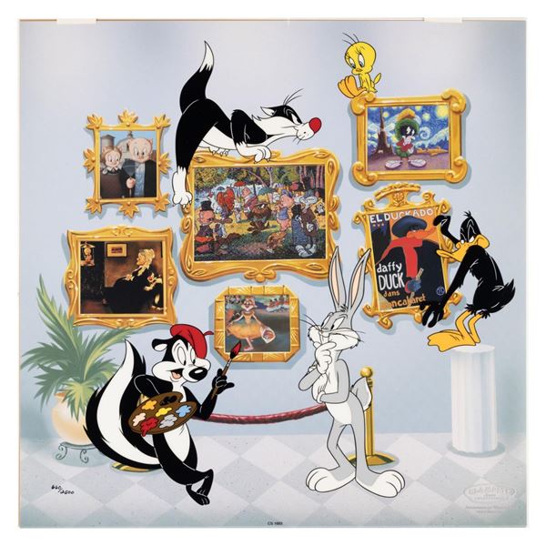 A Clampett Studio Looney Tunes Limited Edition Sericel.