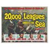 Image 1 : 20,000 Leagues Under the Sea Reissue Half-Sheet Poster.