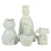 Image 1 : A 1950s Four-Piece Cinderella Tea Set.
