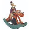 Image 1 : A Rare Donald Duck on Pluto Celluloid Toy.
