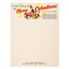 Image 1 : A Sheet of "The Three Caballeros" Stationery.