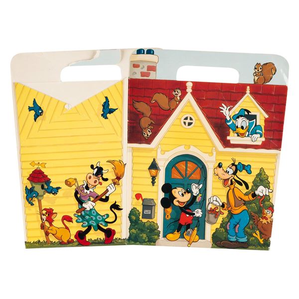 A Disney Paper Meal Box Signed By Russell Schroeder.