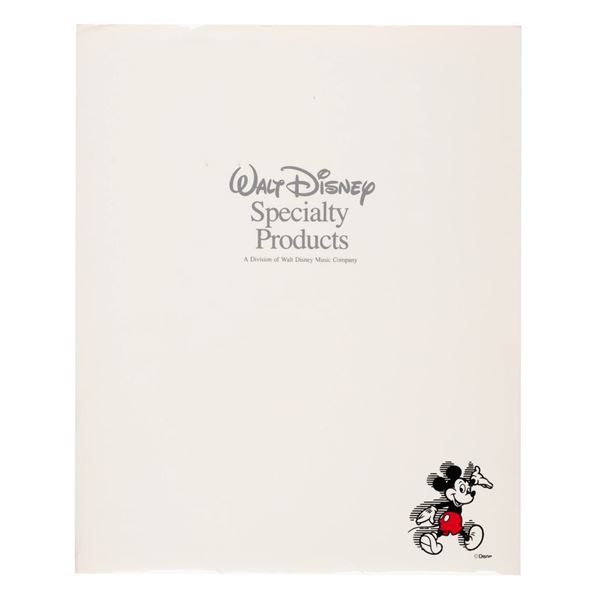 A 1994 Disney Specialty Products Information Folder.