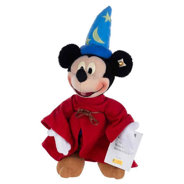 A Steiff Sorcerer's Apprentice Mickey Plush Doll.