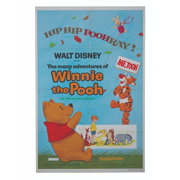 A "The Many Adventures of Winnie the Pooh" Poster.